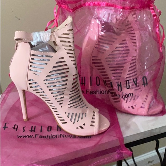 Fashion Nova Shoes - 🌹SALE🌹  New  never worn SEXY PINK Ankle Booties